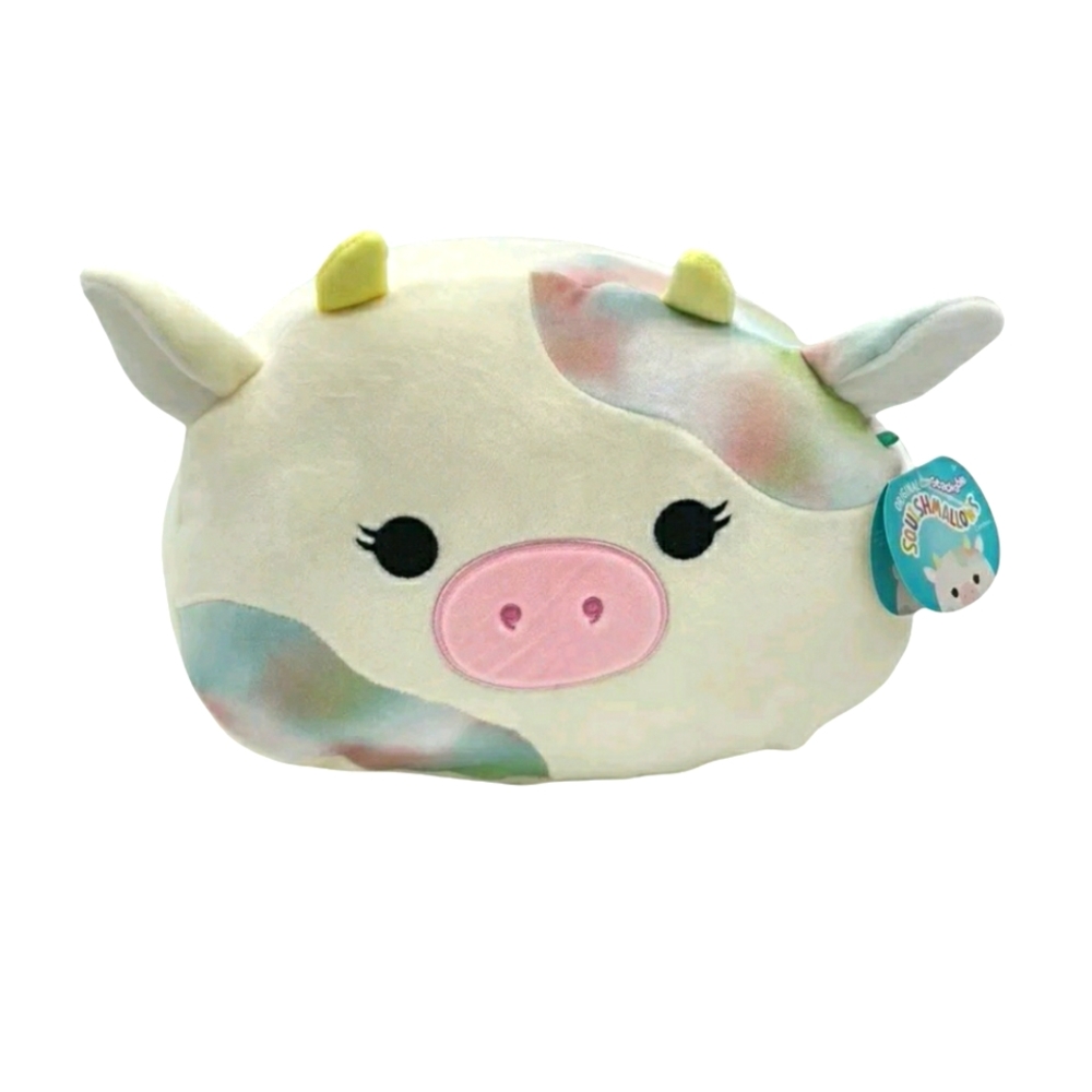Candess Cow Squishmallows Stackable Plush 12" NWT Easter Stuffed Animal